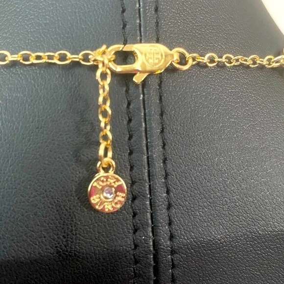 TORY BURCH•Vintage Triple Layered Necklace Goldtone - Picture 4 of 7